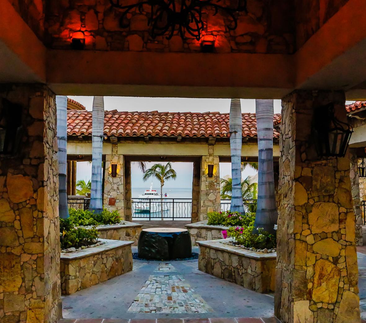 Hacienda Beach Club and Residences Cabo San Lucas outdoor patio